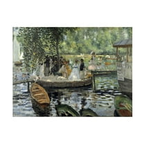 Trademark Fine Art Pierre Auguste Renoir La Grenouillere Canvas Wall Art - 35x47