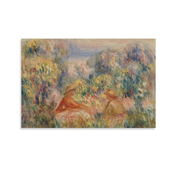 Pierre Auguste Renoir Oil Painting Poster Art Poster Canvas Wall Art Poster Decorative Bedroom Modern Home Print Picture Artworks Posters 12x18inch(30x45cm)