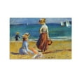 thumbnail image 1 of Pierre Auguste Renoir Print Painting Figures on The Beach Artworks Picture Print Poster Wall Art Painting Canvas Gift Decor Home Posters Decorative 20x30inch(50x75cm), 1 of 6