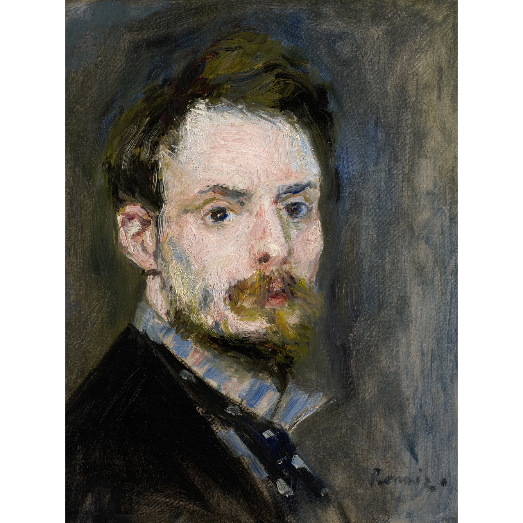 Pierre Auguste Renoir Self Portrait C1875 Painting Extra Large XL