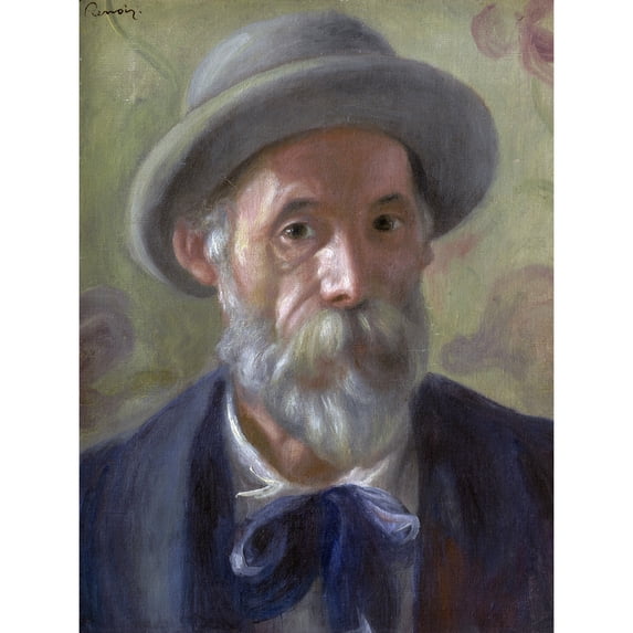 Pierre Auguste Renoir Selfportrait 1899 Painting Extra Large XL Wall Art Poster Print