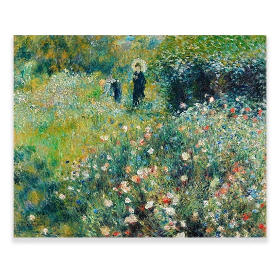 Pierre Auguste Renoir Wall Art - Summer Landscape Poster - Impressionist Art Prints - Landscape Pictures Oil Painting Reproduction Modern Wall Decor for Bedroom Living Room