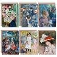 thumbnail image 1 of Pierre-Auguste Renoir Woman Guernsey Apple Seller Woman Umbrellas Fine Art Greeting Card Pack of 6, 1 of 5
