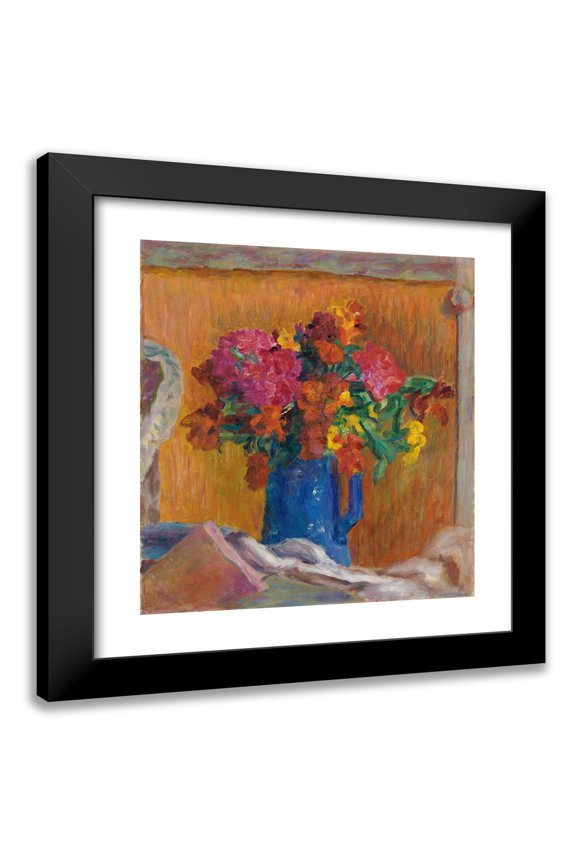 Pierre Bonnard 12x14 Black Modern Framed Museum Art Print Titled - Can Bleu (1920)