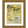 thumbnail image 1 of Pierre Bonnard 15x18 Gold Ornate Wood Frame and Double Matted Museum Art Print Titled - France-Champagne (1889-1891), 1 of 4