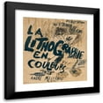 thumbnail image 1 of Pierre Bonnard 20x21 Black Modern Framed Museum Art Print Titled - Andre Mellerio, the Original Lithography in Color (1898), 1 of 5