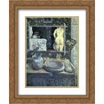 thumbnail image 1 of Pierre Bonnard 2x Matted 20x24 Gold Ornate Framed Art Print 'Mirror on the Wash Stand', 1 of 2