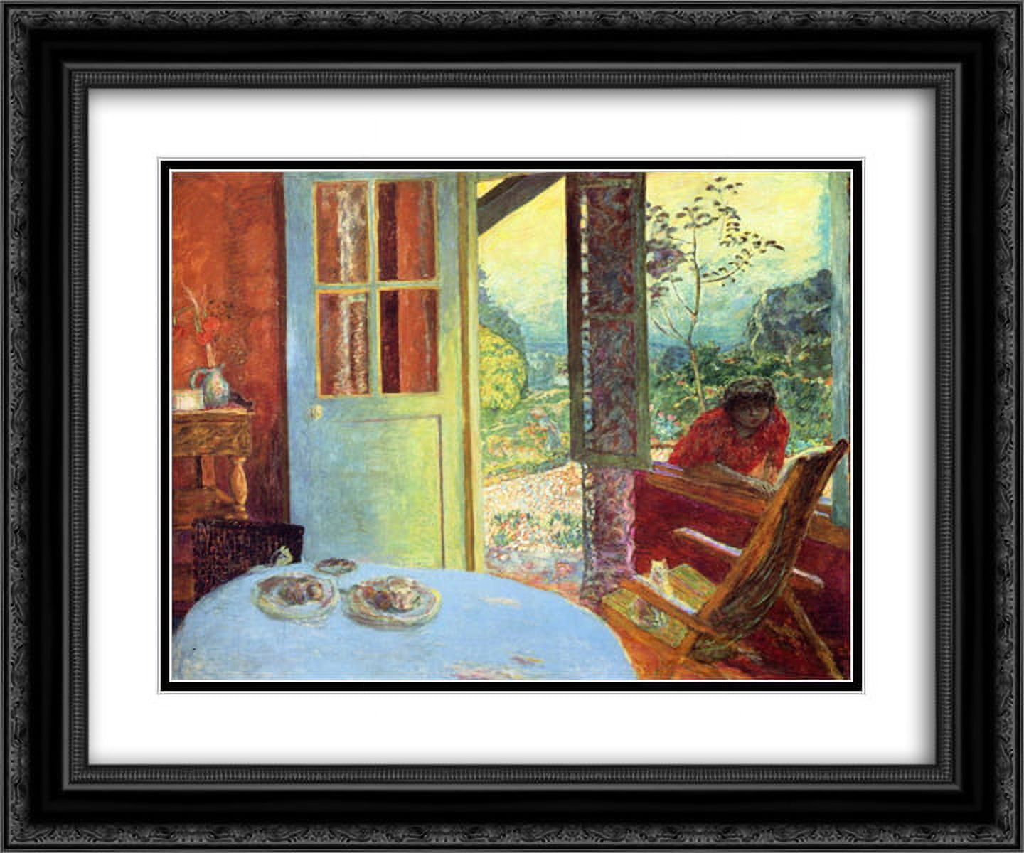 Pierre Bonnard 2x Matted 24x20 Black Ornate Framed Art Print 'The