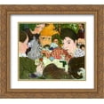 thumbnail image 1 of Pierre Bonnard 2x Matted 24x20 Gold Ornate Framed Art Print 'Study for Afternoon in the Garden', 1 of 2