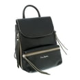 thumbnail image 1 of Pierre Cardin Black Leather Small Fashion Backpack for womens, 1 of 4