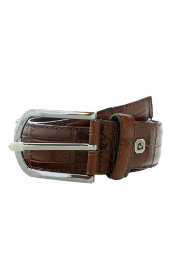 Cintura in pelle con singolo ricamo A. Basile - 202 GG18 Cintura in pelle con singolo ricamo A. Basile - 202 GG18