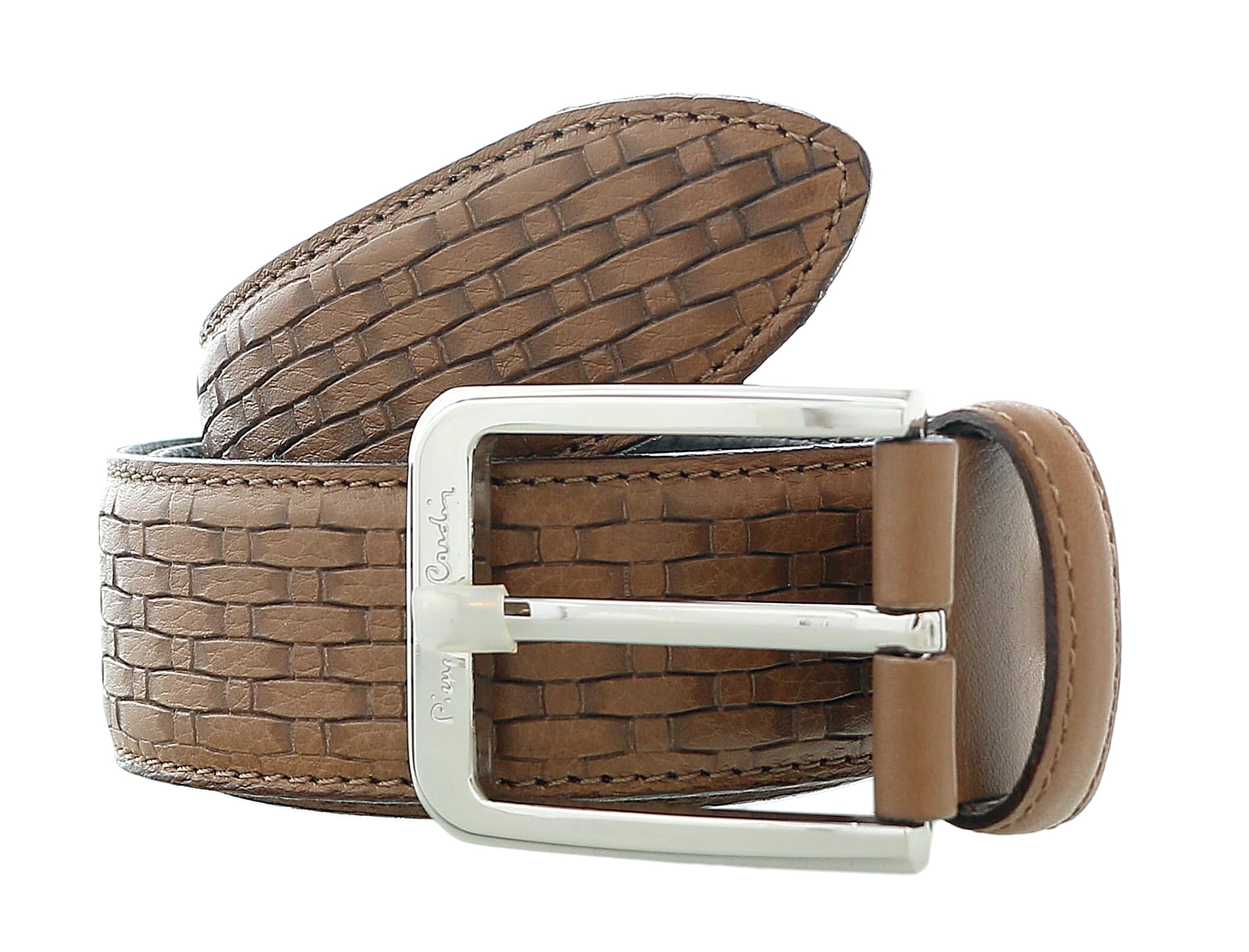 Pierre Cardin Light Brown Belt, 39 inches. Pierre Cardin Light Brown Leather Vintage Belt Unisex  main image 4