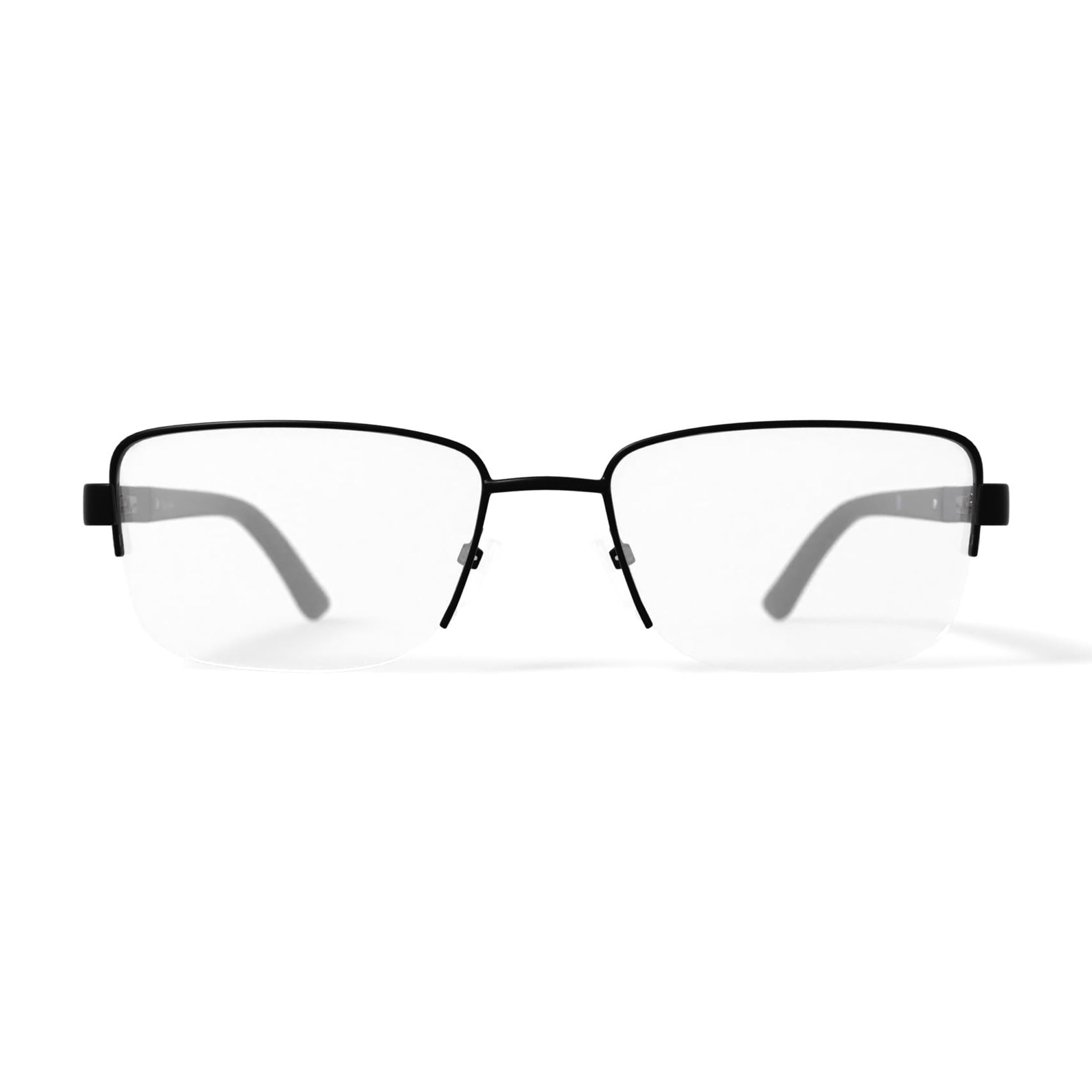 Pierre Cardin Men’s Rectangular Eyeglasses, PC6807, Matte Black, 54-18-140, with Case