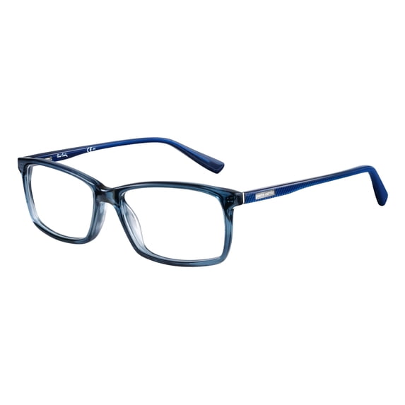 Pierre Cardin Men's Rectangular Eyeglasses, PC6817, Silver, 58-18-145, with Case