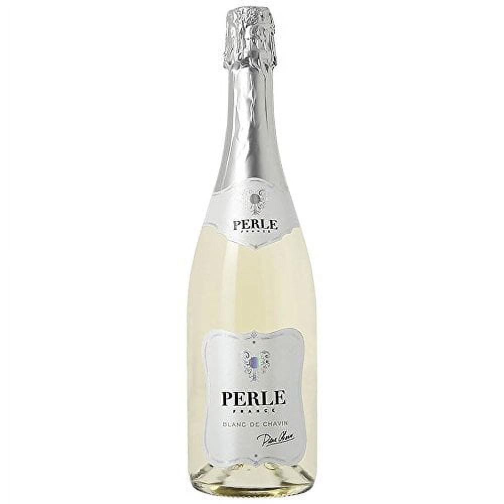 Pierre Chavin Perle Blanc Alcohol-Free 0.0% Sparkling White Wine Alternative From France, Low Calorie, Halal Certified, Vegan, and No Sulphites 750ml