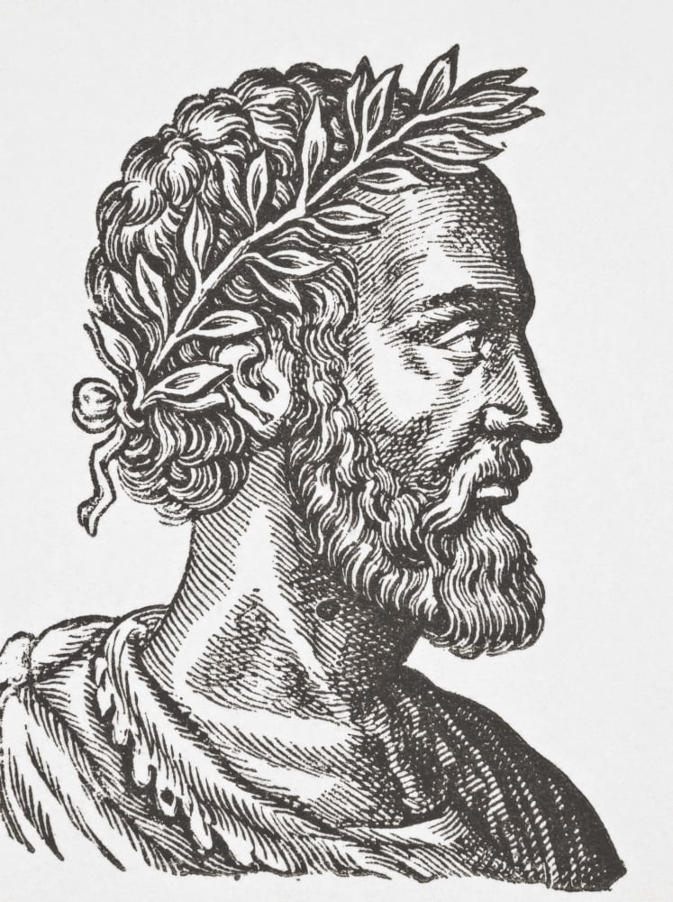 Pierre De Ronsard 1524 1585 French Poet From Science And Literature In The Middle Ages By Paul Lacroix Published London 1878 Canvas Art - Ken Welsh Design Pics (12 x 17)