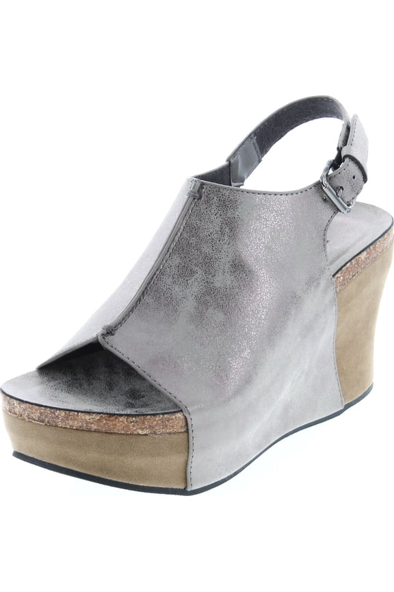 Hester-14 Women Low Wedge With an Adjustable Side Buckle Sandals