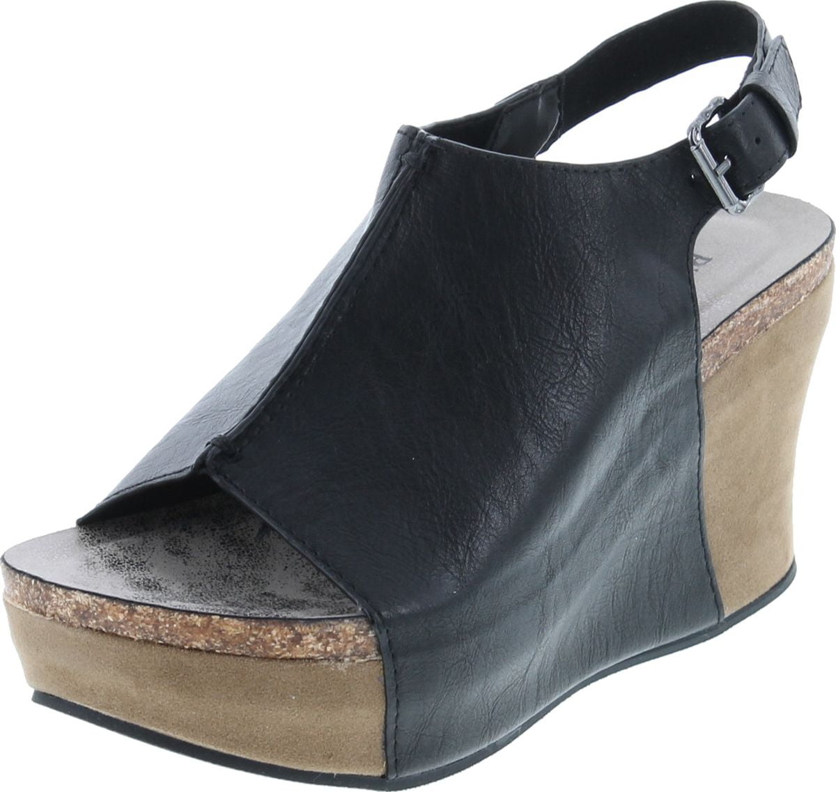 Pierre Dumas Hester 14 Women Low Wedge With an Adjustable Side Buckle Sandals