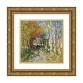 thumbnail image 1 of Pierre-Eugène Montézin 20x20 Gold Ornate Framed and Double Matted Museum Art Print Titled - The Foretiere, 1 of 4