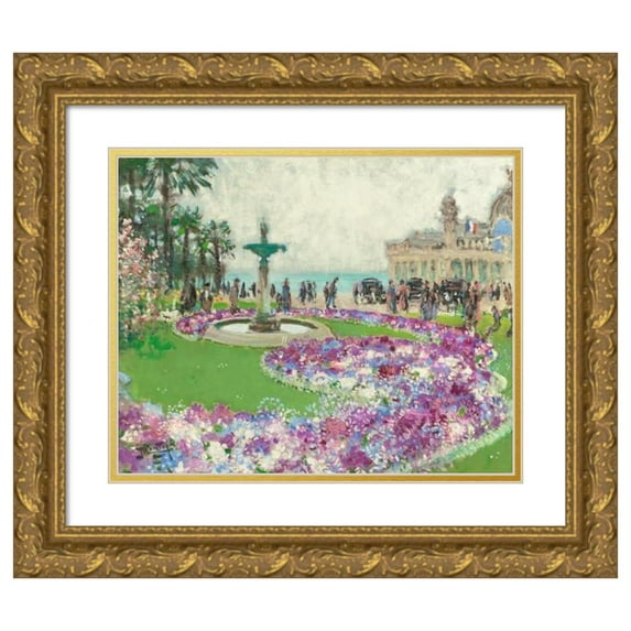 Pierre-Eugène Montézin 24x20 Gold Ornate Framed and Double Matted Museum Art Print Titled - The Mess