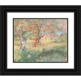 thumbnail image 1 of Pierre-Georges Jeannoit 24x20 Black Ornate Framed Double Matted Museum Art Print Titled: A Farm in Bourgogne (1923), 1 of 5