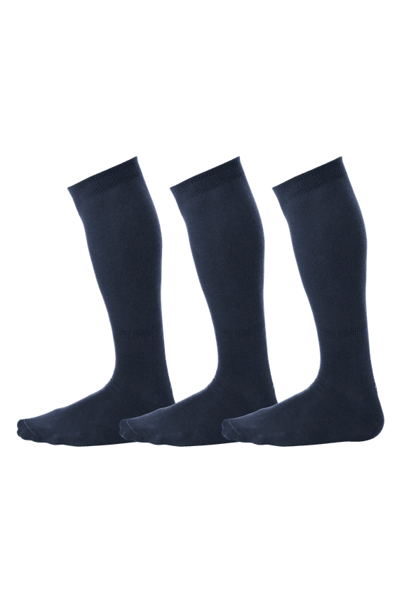 Pierre Henry Over the Calf Socks for Men (3 pairs) | Cotton Over the Calf Dress Socks