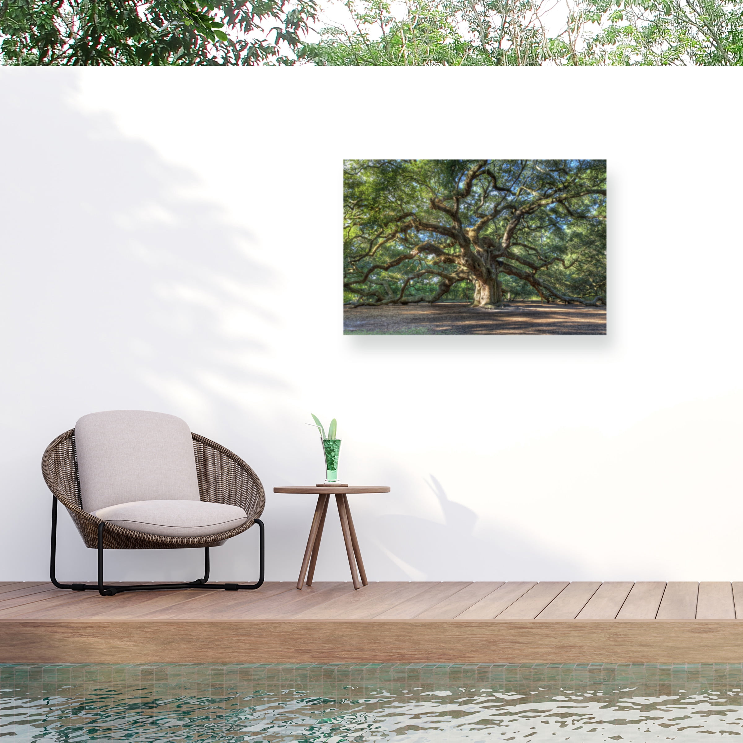 Pierre Leclerc 'Angel Oak Charleston' Outdoor All-Weather Wall Decor