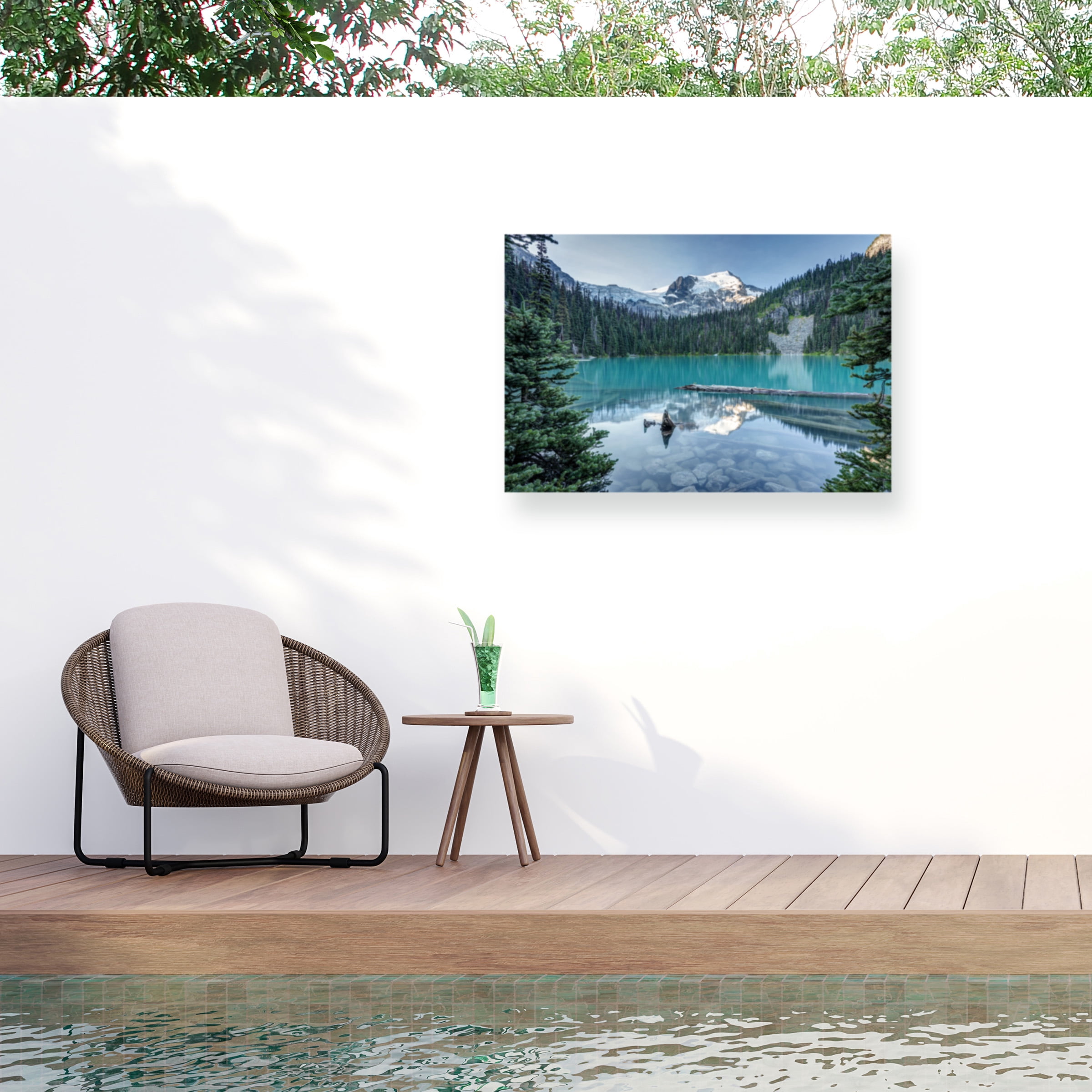 Pierre Leclerc 'Natural Beautiful British Columbia' Outdoor All-Weather Wall Decor