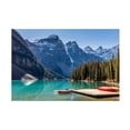 thumbnail image 1 of Pierre Leclerc Photography 'Moraine Canoes' Canvas Art, 1 of 4