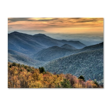 Pierre Leclerc 'Shenandoah Autumn' Canvas Art