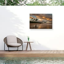 Pierre Leclerc 'Tropics Sunrise' Outdoor Canvas 30x47