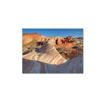 Trademark Fine Art Pierre Leclerc Valley of Fire Wave Canvas Wall Art - 22x32