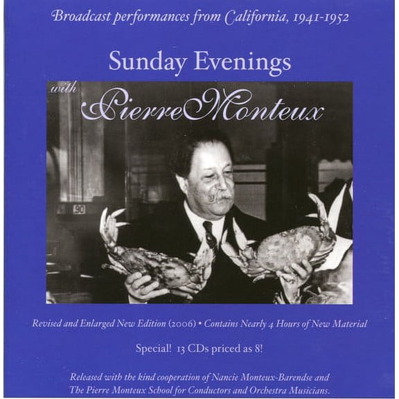 Pierre Monteux - Sunday Evenings with Pierre Monteaux - Music & Performance - CD