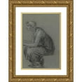 thumbnail image 1 of Pierre-Paul Prud'hon 18x24 Gold Ornate Framed and Double Matted Museum Art Print Titled - Study for Astyanax's Nurse (ca. 1812), 1 of 4