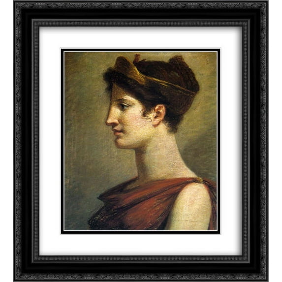 Pierre Paul Prud'hon 2x Matted 20x24 Black Ornate Framed Art Print 'The wealth'