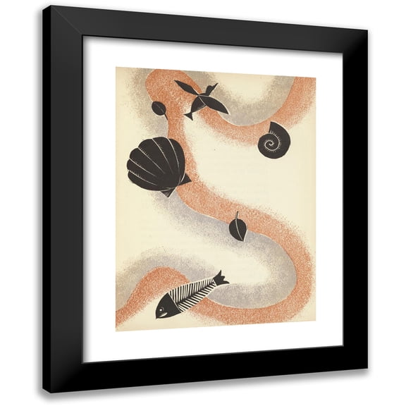 Pierre Pinsard 11x14 Black Modern Framed Museum Art Print Titled - The Wind (1929)