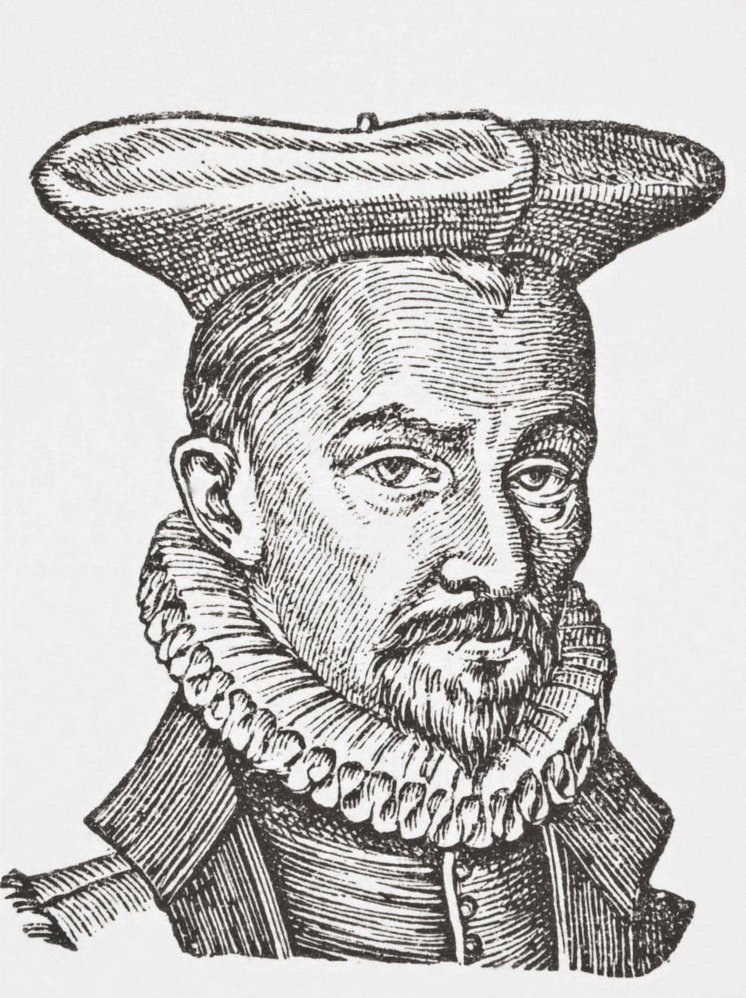 Pierre Pithou Aka Petrus Pithoeus 1539 1596 French Lawyer And Scholar From Science And Literature In The Middle Ages By Paul Lacroix Published London 1878 Canvas Art - Ken Welsh Design Pics (24 x 34