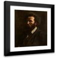 thumbnail image 1 of Pierre Puvis de Chavannes 12x14 Black Modern Framed Museum Art Print Titled - Self-Portrait (1857), 1 of 5