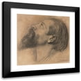 thumbnail image 1 of Pierre Puvis de Chavannes 20x20 Black Modern Framed Museum Art Print Titled - Study for the Frieze of Sainte Genevieve (C. 1875), 1 of 5