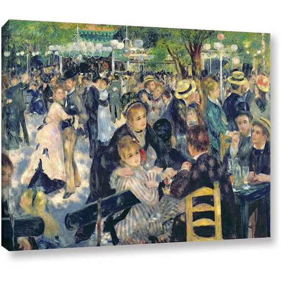Pierre Renoir "Ball At The Moulin De La Galette" Gallery-Wrapped Canvas