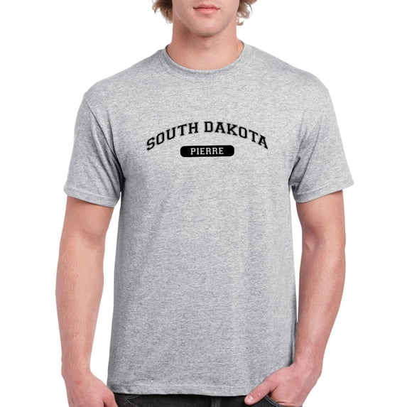 Pierre South Dakota. Men T-Shirt, Male x-Large