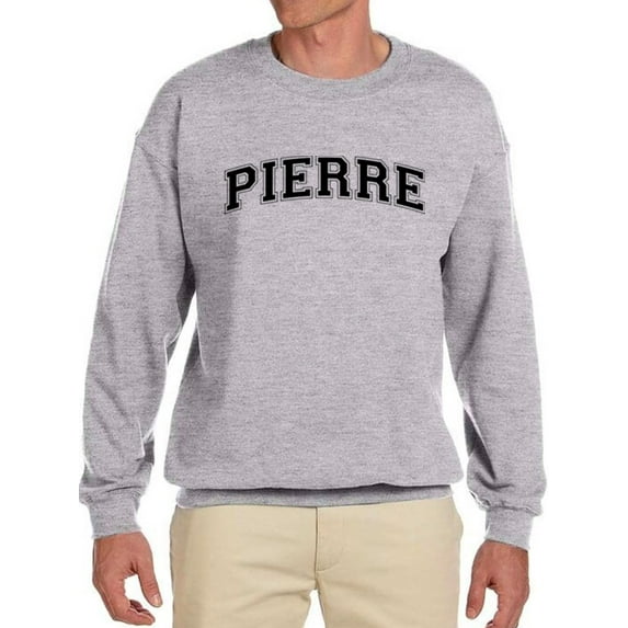 Pierre, Text Men Sweatshirt, Male Large