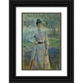 thumbnail image 1 of Pierre Troubetzkoy 14x18 Black Ornate Wood Framed Double Matted Museum Art Print Titled - Summer Time, 1 of 5