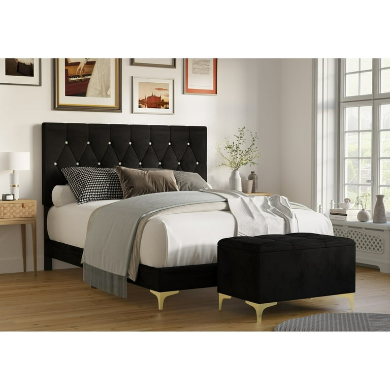 King size upholstered bench deals
