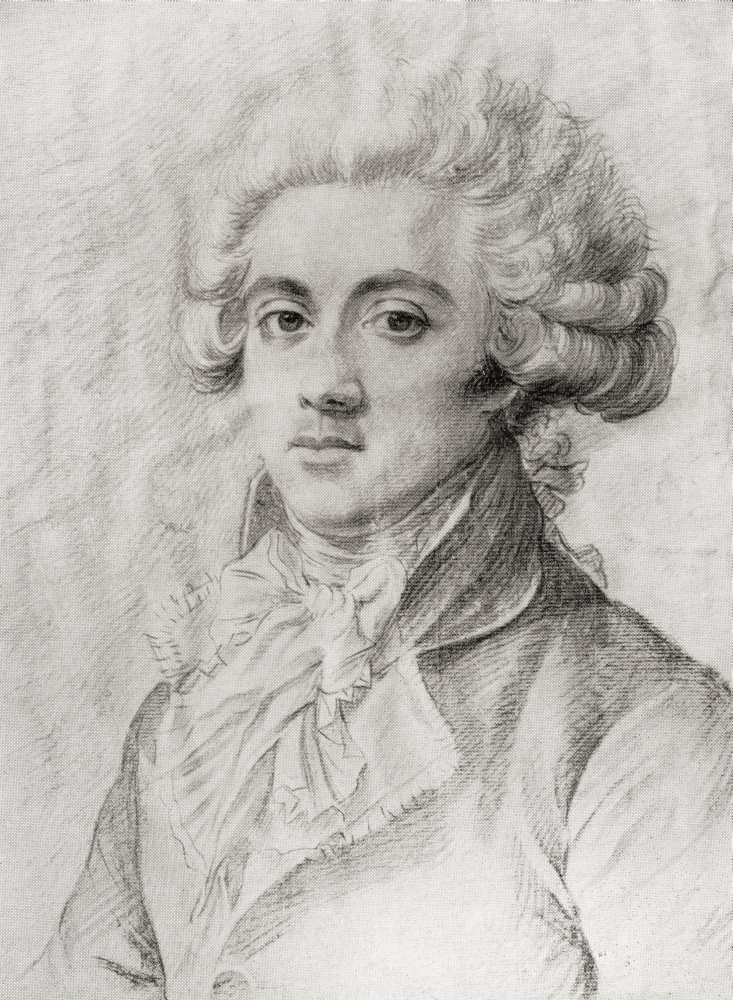 Pierre Victurnien Vergniaud 1753  Canvas Art - Ken Welsh  Design Pics (12 x 16)