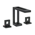 thumbnail image 1 of Pierre Widespread, Double Handle, Bathroom Faucet in Matte Black, 1 of 10