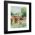 thumbnail image 1 of Pierre de Belay 11x14 Black Modern Framed Museum Art Print Titled - The Pont-Neuf and the Statue of Henri IV Seen from the Quai Des Grands Augustins. (1947), 1 of 5