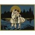 thumbnail image 1 of Pierrot And Pierrette In The Moonlight Poster Print By Mary Evans Peter & Dawn Cope Collection, 1 of 3