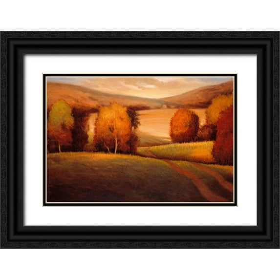 Pierson, Helen 24x17 Black Ornate Wood Framed with Double Matting Museum Art Print Titled - Backcountry II