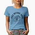 thumbnail image 1 of Pies Before Guys with a Pie, Fall Season Art Merch Gift, Baby Blue T-Shirt, Large, 1 of 5